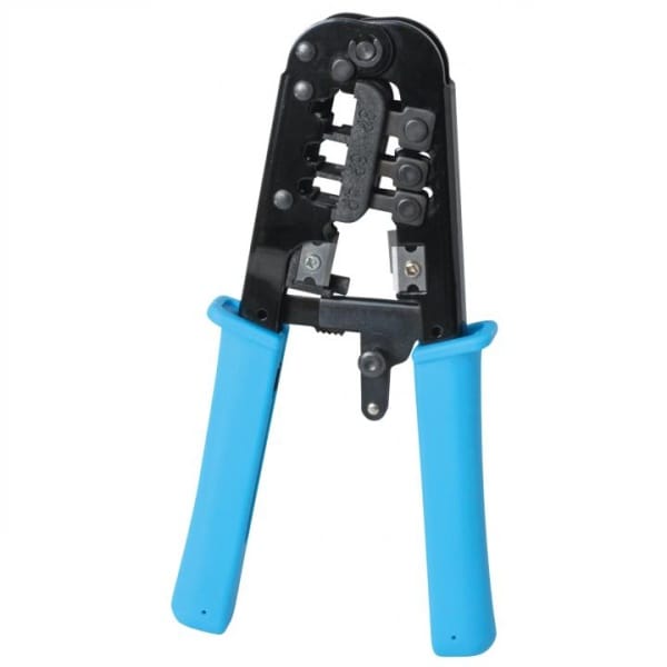 Clește de sertizat pentru mufe telefon RJ11/RJ12, 4P4C, 6P6C, 8P8C, 210 mm