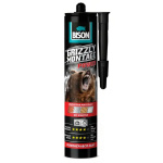 Adeziv de montaj acrilic Bison Grizzly Montage Power, alb, 370 g, pentru interior