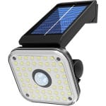 Lampă solară LED Strend Pro, 300 lm, cu senzor de mișcare, 48 LED-uri, 15 x 10 x 10 cm
