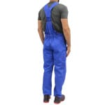 Pantaloni cu pieptar ArtMaster, mărimea 48, albaștri, tercot 245 g/mp, pentru lucru și construcții, EPNTPZ01 - imagine 2