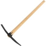 Târnăcop Strend Pro P-415 WH, 2500 g, cu mâner din lemn, pentru construcții și terasamente