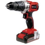 Mașină de găurit și înșurubat cu percuție fără fir Einhell TE-CD 18/2 Li-i +22, 18 V, 2,5 Ah, 44 Nm, set 22 accesorii