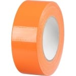 Bandă adezivă de mascare pentru fațade Strend Pro, 48 mm × 50 m, portocalie, rezistentă UV