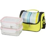 Set 2 caserole din sticlă MagicHome, 2 × 900 ml, cu geantă termoizolantă