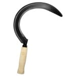 Seceră AIX manuală, pentru gazon, 35 cm — imagine ilustrativă