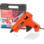 Pistol de lipit cu silicon Strend Pro, 60–80 W, batoane 11 mm, cu valiză