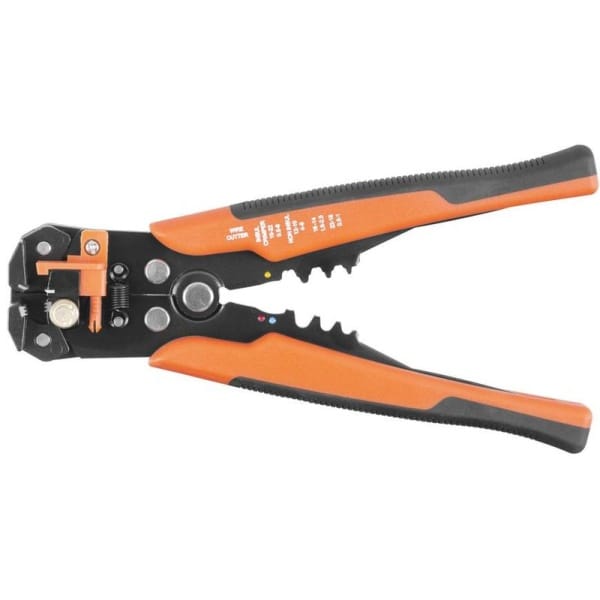 Clește de dezizolare Strend Pro AWS 338 + set 230 buc conectori terminali — imagine ilustrativă