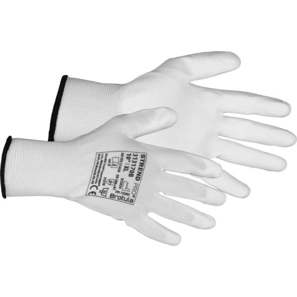 Mănuși de grădină Strend Pro Brotula White, mărimea 10/XL, albe