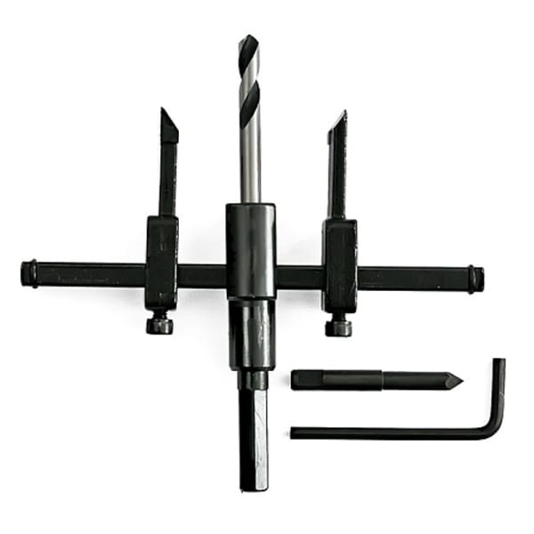 Burghiu reglabil pentru lemn și gips-carton HT03-k-02, 30–120 mm — imagine ilustrativă