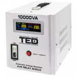 Stabilizator de tensiune TED Electric TED000071, 10000 VA / 6000 W, 230 V, AVR, sinusoidală pură