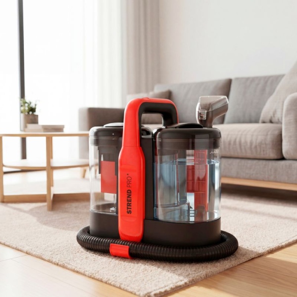 Aparat de curățat tapițerie Strend Pro, 600 W, saciu 15 kPa — imagine ilustrativă