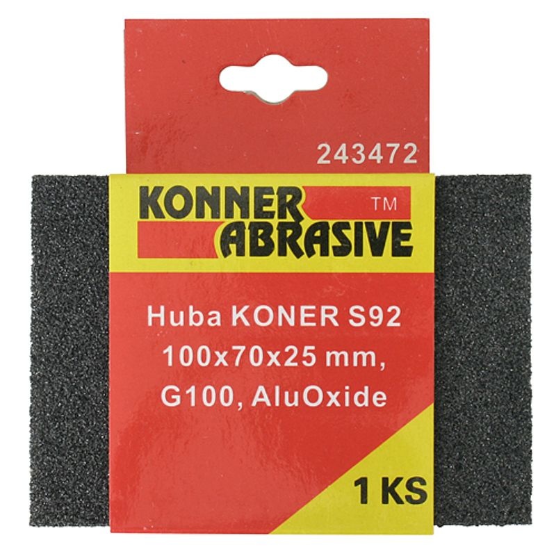 Burete abraziv Konner P120 100x70x25 mm Burete abraziv Konner P120 100x70x25 mm — imagine ilustrativă
