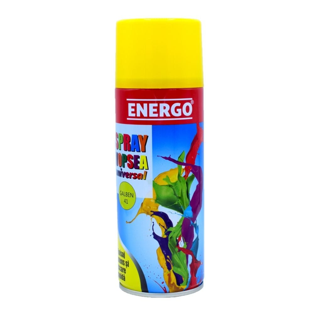 Spray vopsea universal galben 41 450 ml ENERGO Spray vopsea universal galben 41 450 ml ENERGO — imagine ilustrativă