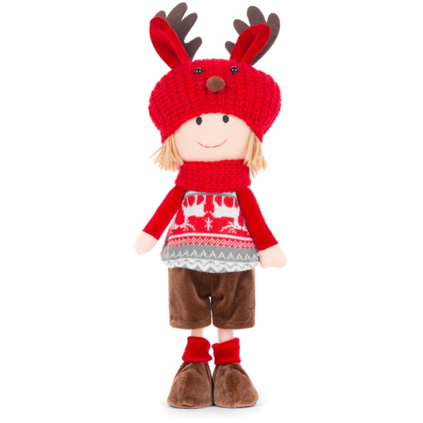 Figurină de Crăciun MagicHome băiat 42 cm — imagine ilustrativă