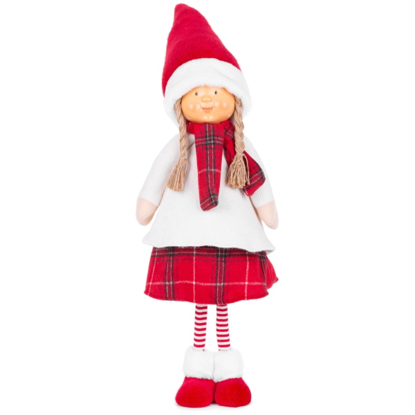 Figurină de Crăciun MagicHome fetiță 90 cm — imagine ilustrativă