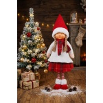 Figurină de Crăciun MagicHome fetiță 90 cm — imagine ilustrativă