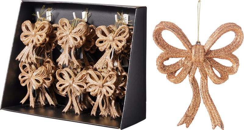 Fundă decorativă aurie 13 cm Fundă decorativă aurie 13 cm — imagine ilustrativă
