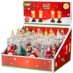 Lumânare LED Crăciun, mix 4 modele — imagine ilustrativă