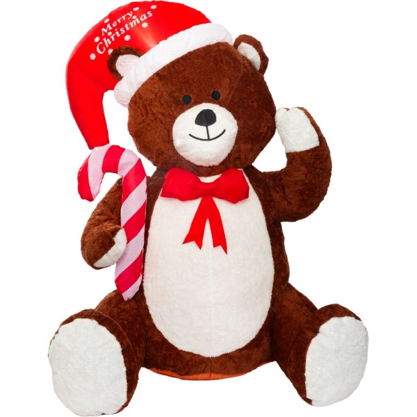 Decorație gonflabilă de Crăciun MagicHome ursuleț 120 cm, 3 LED — imagine ilustrativă