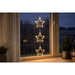 Decorație luminoasă Crăciun MagicHome stelute, 44 LED, 55,5 cm — imagine ilustrativă