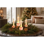 Lumânare decorativă LED MagicHome 4,8 × 4,8 × 16 cm — imagine ilustrativă