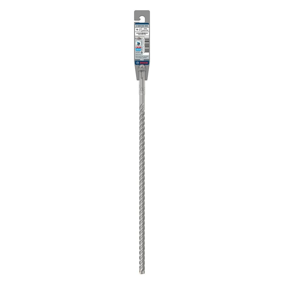 Burghiu pentru beton și zidărie SDS-Plus D-10 mm L-300/360 mm, 4 muchii widia BOSCH — imagine ilustrativă
